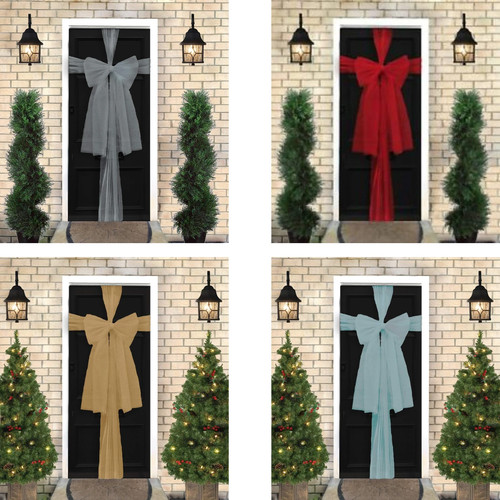 Front door bow kit - bow, christmas