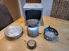 Vintage Sirram Kettle Picnic Camping Cooking Set