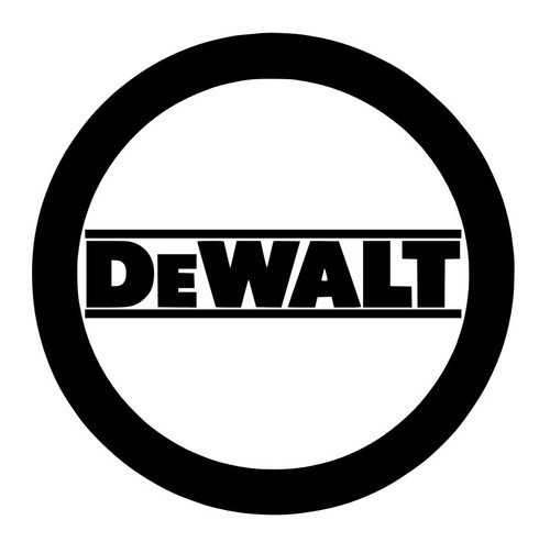 Roundel dewalt vinyl - decal, for