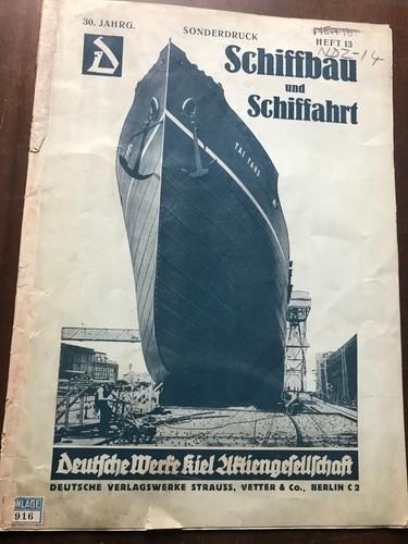 Schiffbau schiffahrt 1929 - schiffbau,