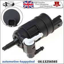 FOR RENAULT CLIO MK2 1998-2016 WINDSCREEN WASHER PUMP FRONT & REAR TWIN OUTLET