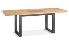 Oak Furnitureland Solid Oak Extending Dining Table Calia Table Style