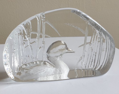 Vintage kosta glass signed - vintage,