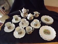 ANTIQUE child's 22pc TEASET
