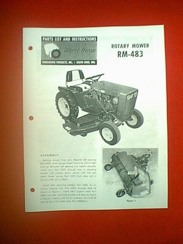 Wheel horse tractor - horse,