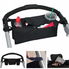 Black Cup Holder Peg Perego Stroller Baby Child Organizer Wipes Diaper Phone Toy