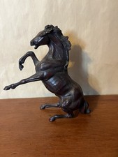 Large Brown Horse On Hind Legs