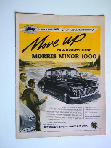 Morris minor print ads - morris,