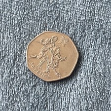  2011 50p Fencing Olympic Coin – Circulated – Rare Fifty Pence London Games 