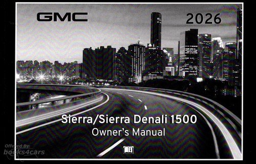 Sierra 2026 manual - manual, gmc