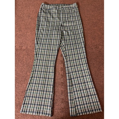 Womens plaid flare - flare, leg