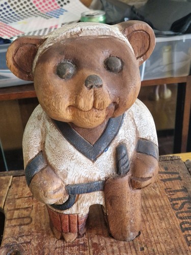 Vintage hand carved wooden - vintage,