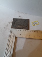 Vintage Printing Press Plate