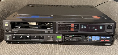 Sony betamax player beta - player,