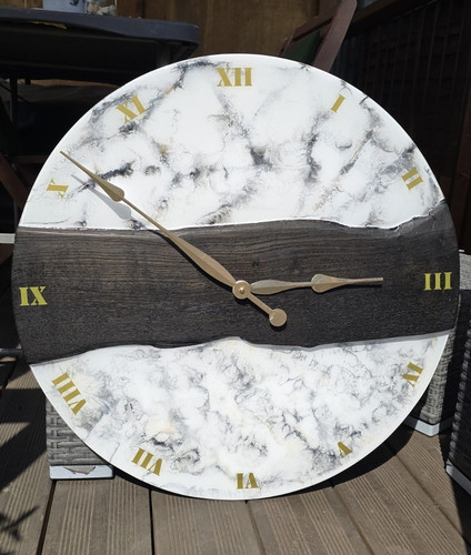 Round marble effect - cm,