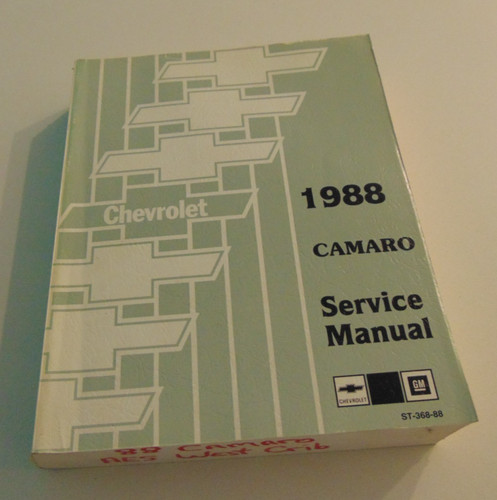 1988 chevy camaro service - 1988,