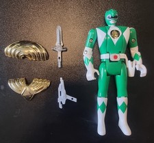 Bandai Mighty Morphin Power Rangers 5.5" Auto Morphin Green Ranger Tommy 1993