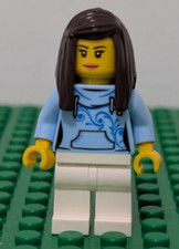 Lego Minifigure City - Pizza Van Customer Female (cty0710) 60150