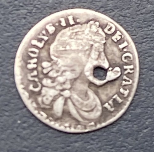 1684 charles silver maundy - 1684,