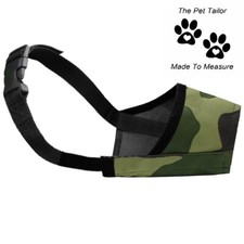 Samoyed Dog Muzzle Army Camouflage Puppy Pet Training Anti Bite Barking Guard