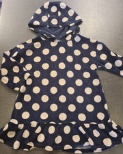 Girls 2-3-4 years Swim Beach long sleeved Towel Tunic Dress Hooded clothes next 