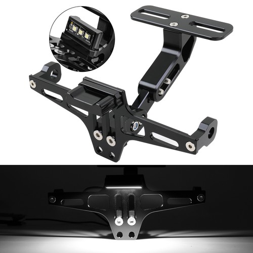 Black motorcycle tail tidy - black,