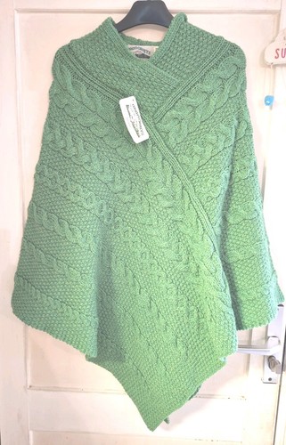 Aran crafts poncho womens - crafts,