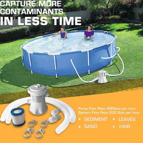 300gph cartridge filter - cartridge, pump