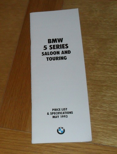 Bmw series e34 price spec - bmw, 5