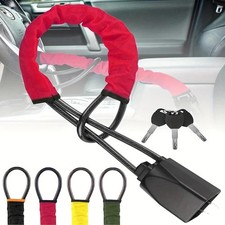 Universal Seat Belt Lock Steering Wheel Lock Anti-Theft Device Car Security UK