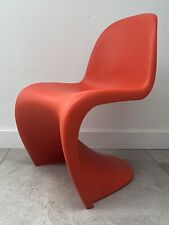 GENUINE VERNER PANTON ORANGE CHAIR FOR VITRA -kitchen dining office