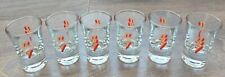 Set of 6x Southern Comfort Cajun Thunder Shot Whiskey Scotch Glasses VGC