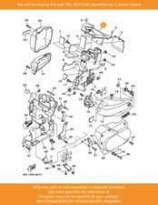 YAMAHA Lid 2, 5EL-2177J-00 OEM