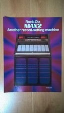 Rockola 481 Max 2 Vinyl Jukebox Sales Brochure / Flyer / Pamphlet