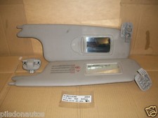 RENAULT MEGANE 2003-2008 PAIR OF LIGHT GREY SUN VISORS WITH 2 MIRRORS