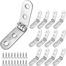 12 Pcs 180 Degree Hinges,Small