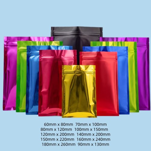 100pcs colored resealable - 100pcs,