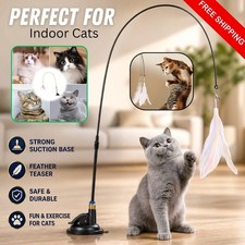 Cat Kitten Toy Feather Wand