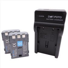 2x NB-2L Battery & USB Charger for Canon EOS 350D 400D S30 S40 G7 G9 HF R10