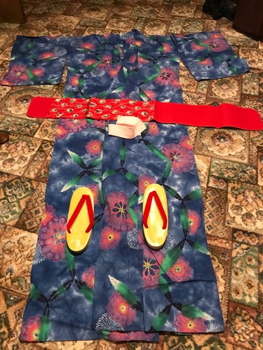 Vintage japanese ladies kimono - vintage,