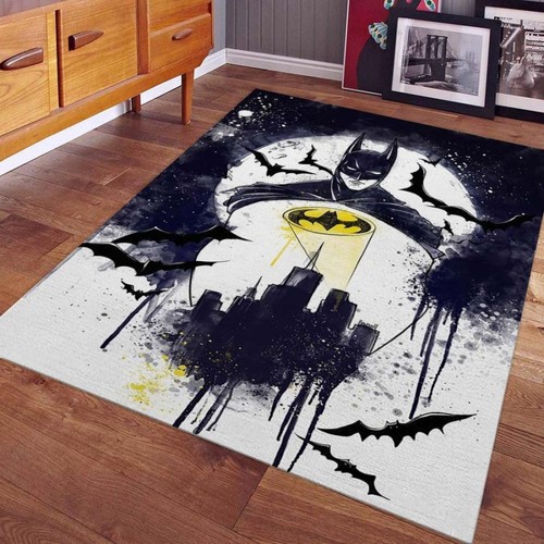 Batman comics area rug - batman,
