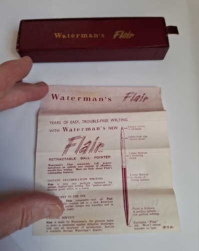 Vintage waterman flair - waterman's,