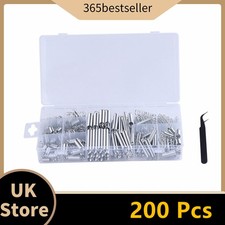 200 Set Assorted Coil Spring Small Metal Steel Expansion Compressed Springs new