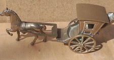Vintage Old Solid BRASS Horse