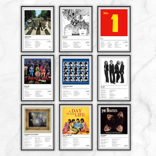 The Beatles Collection Album Single Cover Posters A5 A4 A3 Unframed