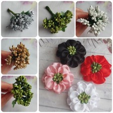 Artificial flower ornament buds stamens garland crafts embellishments diy