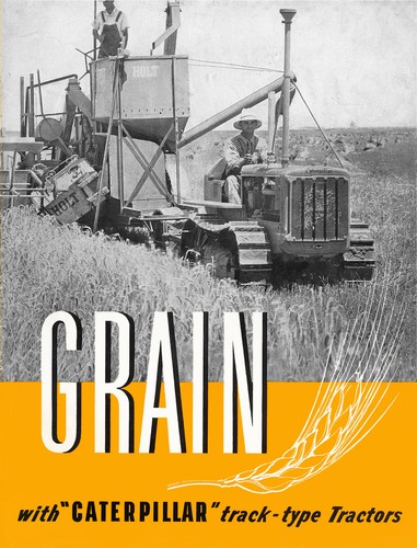 Caterpillar grain farming - caterpillar,
