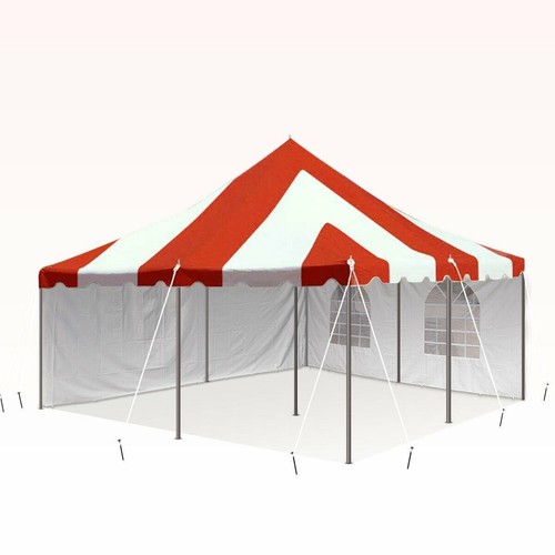 20x20 commercial pole tent and - 20x20,