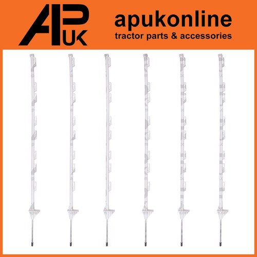 4ft electric fence white - 6x,