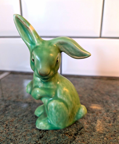 Vintage green ceramic pottery - vintage,